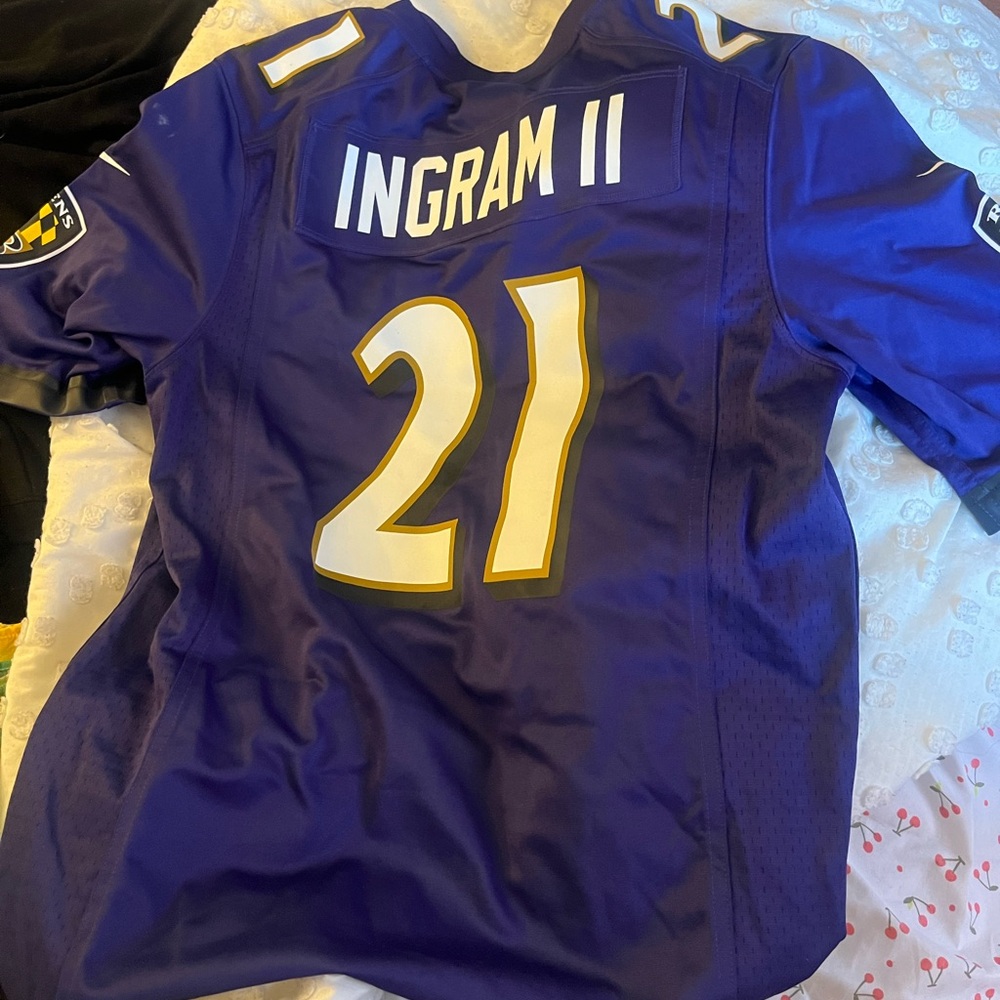 Baltimore Ravens Purple Jersey. Mark Ingram ll